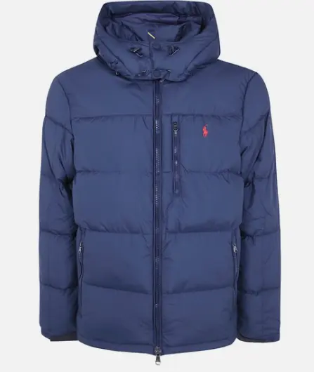 Polo Ralph Lauren 连帽保暖飞行员夹克 蓝色