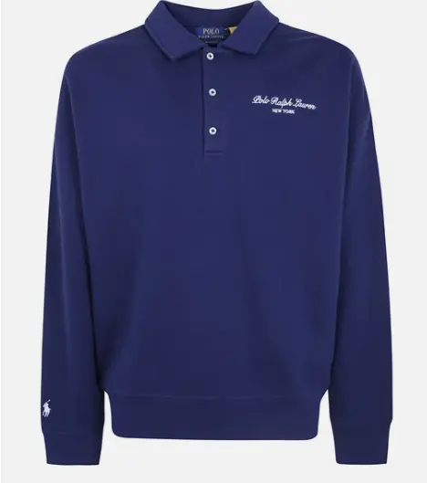 Polo Ralph Lauren 针织 Polo 领套头衫 纽波特藏青色