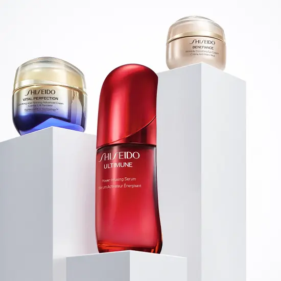 Shiseido：资生堂季末大促！白胖子防晒$27、红色蜜露精萃液$67