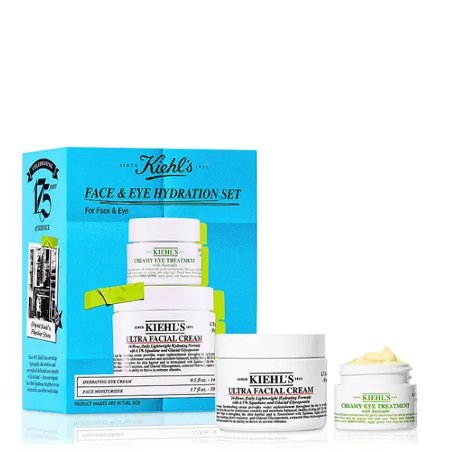 Kiehl's 科颜氏高保湿面霜50ml+牛油果眼霜15ml