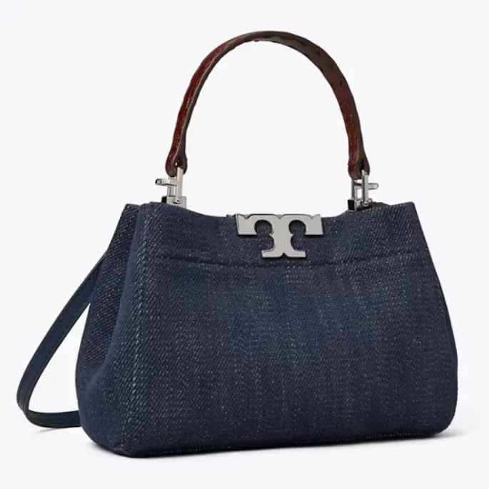 Tory Burch 汤丽柏琦 Eleanor 迷你牛仔手提斜挎包