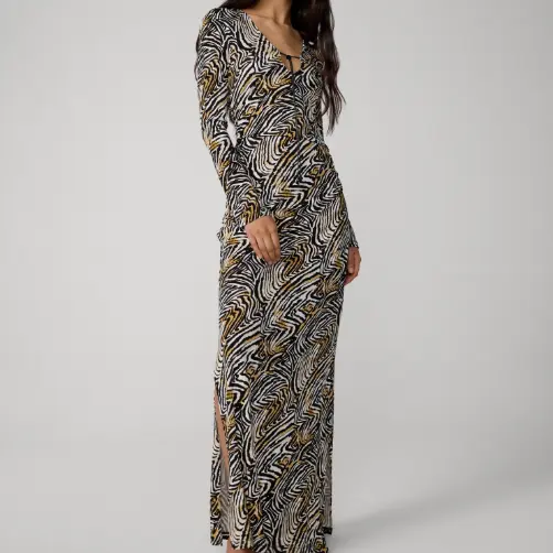 DVF Zaria 修身开叉长裙