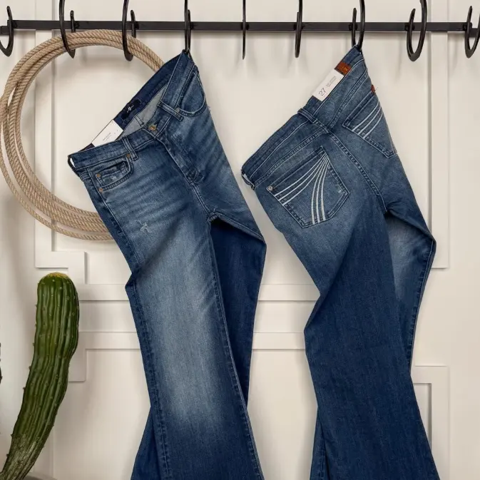 7 For All Mankind：亲友大促！百褶中长裙$74、宽腿牛仔裤$109