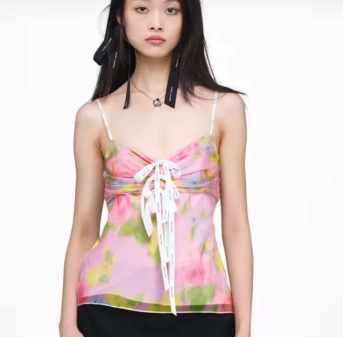 Marc Jacobs 花卉蝴蝶结上衣
