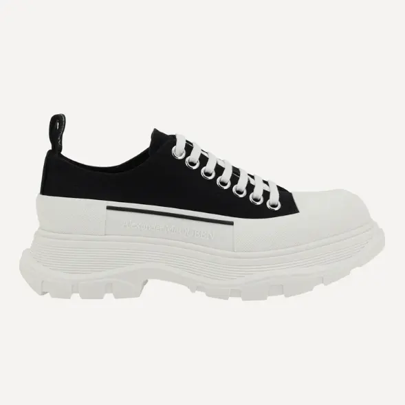 Alexander McQueen 麦昆厚底工装风帆布鞋