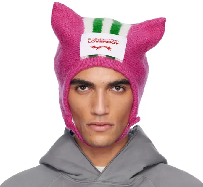 Charles Jeffrey LOVERBOY 粉色 Ears 兜帽