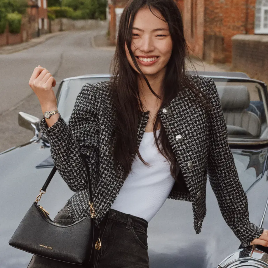 Michael Kors Outlet US：奥莱区上新热卖 老花琴谱包$69