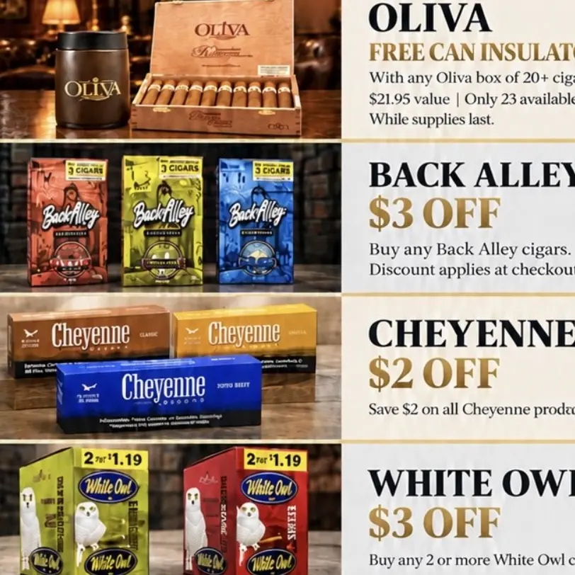 Gotham Cigars：10月特惠！多品牌雪茄热卖