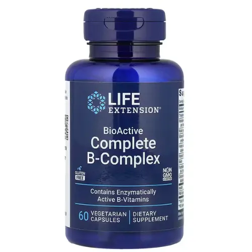 Life Extension, 生物活性全复合维生素 B，60 粒素食胶囊