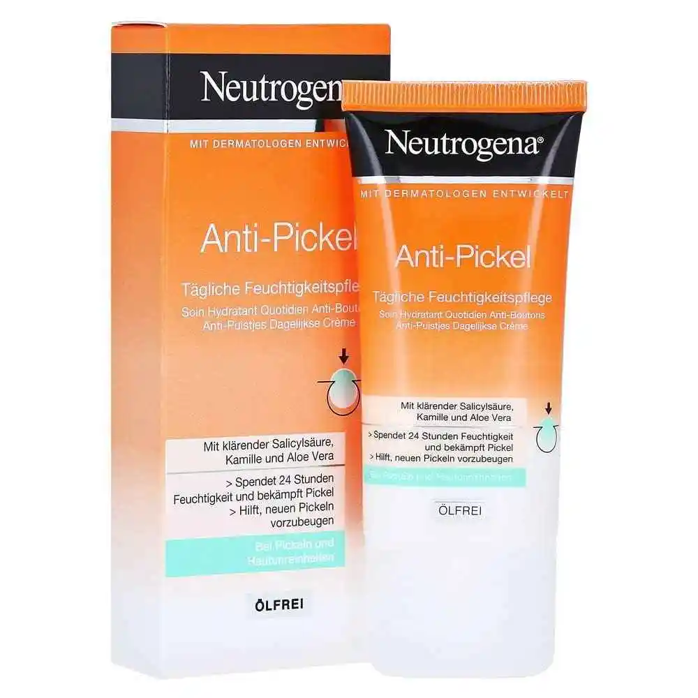 Neutrogena 露得清 面霜，日常保湿，芦荟和水杨酸，无油，50ml