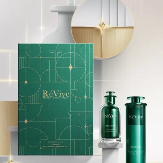 Revive：节日限定护肤礼盒上新！光采再生活肤晚霜眼霜套装$292