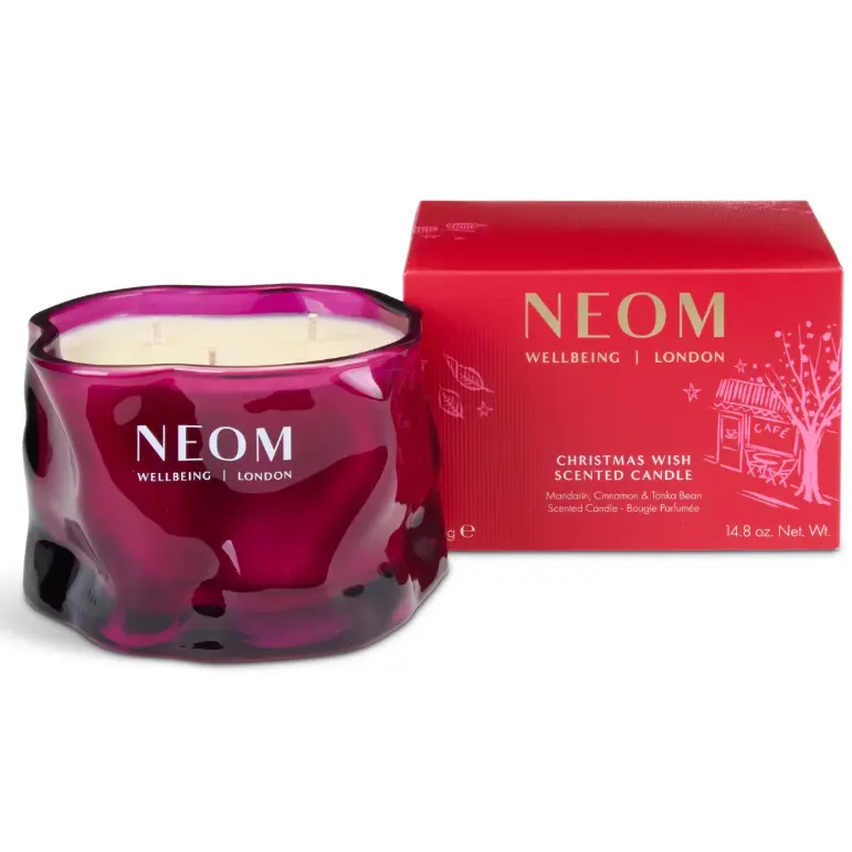 NEOM Wellbeing 圣诞心愿 三芯香薰蜡烛