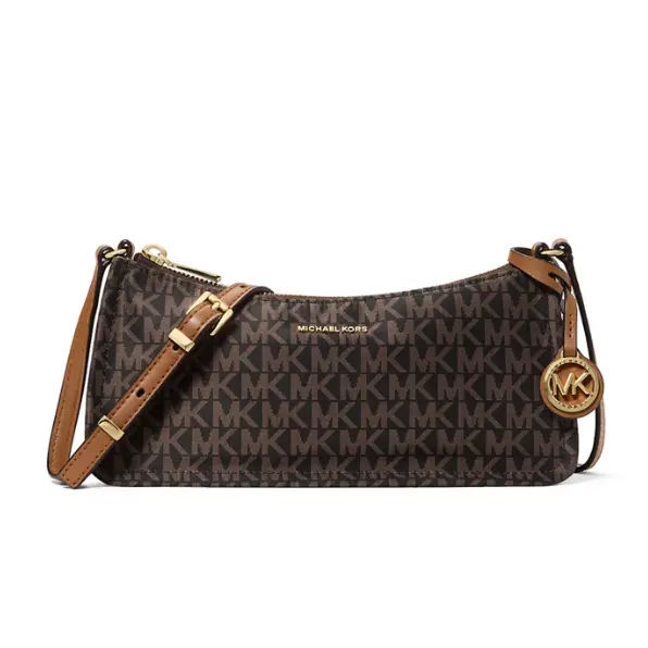 Michael Kors Zadie 小号老花斜挎包