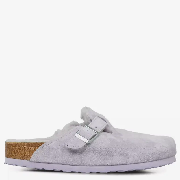 Birkenstock 勃肯 Boston 羊毛衬里包头穆勒拖鞋