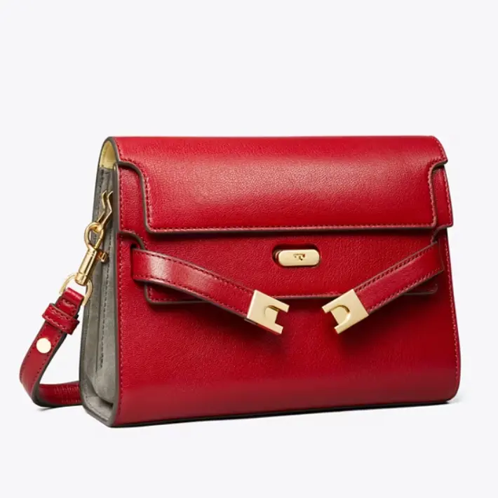 Tory Burch 汤丽柏琦 Lee Radziwill 皮革斜挎包