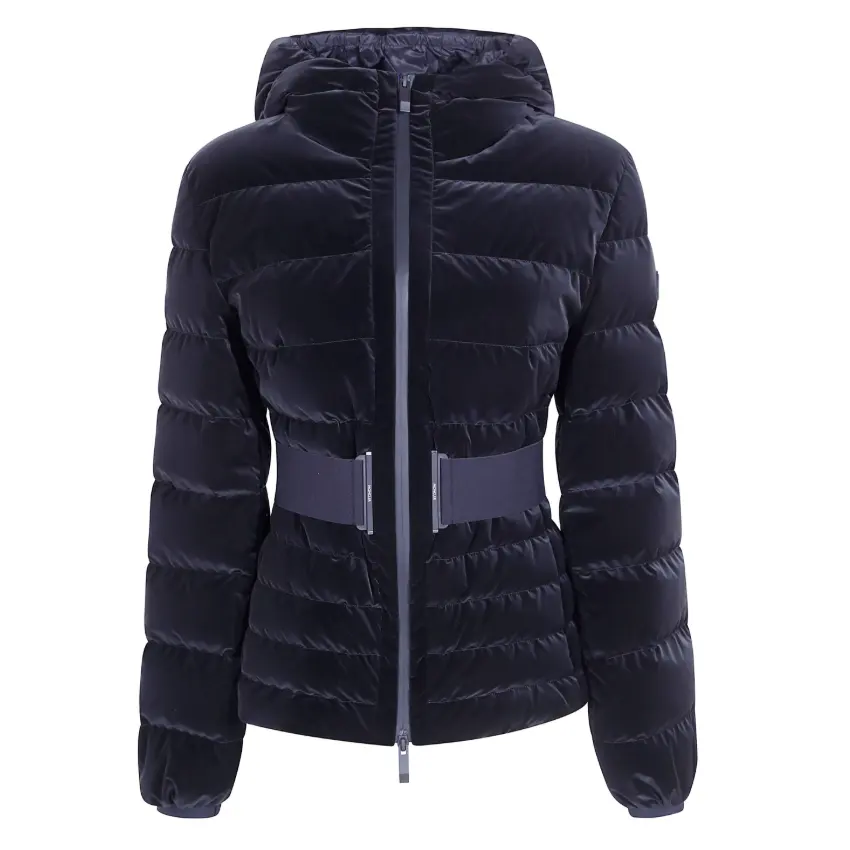 Moncler Gestuelle 女士腰带短款连帽羽绒夹克
