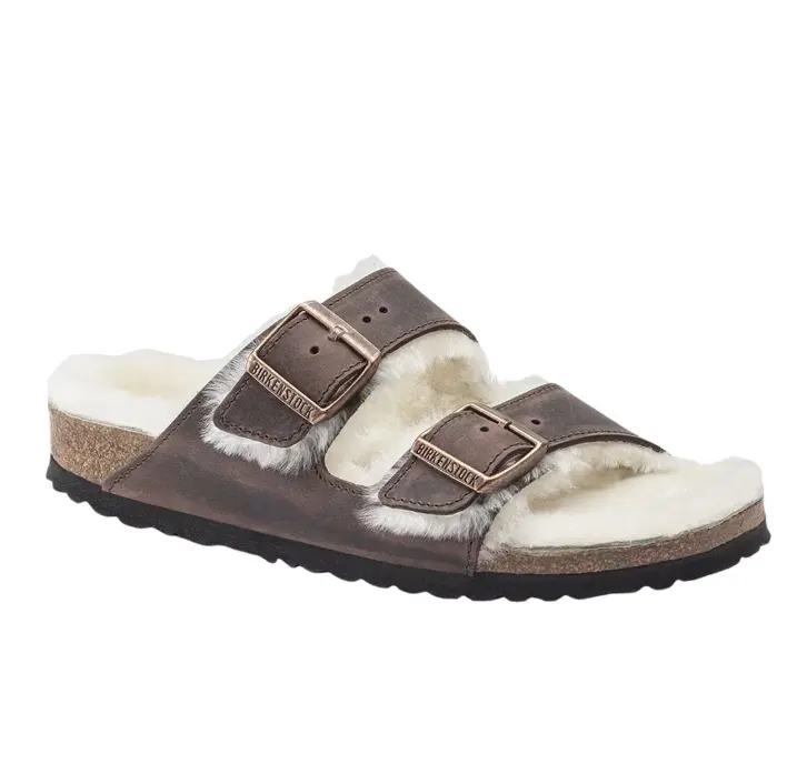Birkenstock Arizona 羊毛皮凉鞋