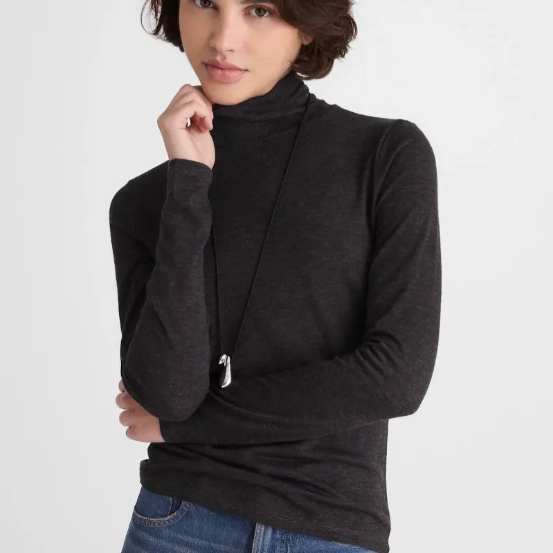 Madewell 羊毛混纺高领打底衫