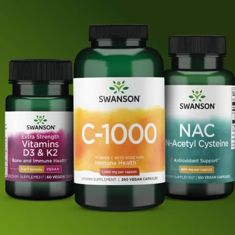 Swanson Health：免疫好物专区热卖！维生素 C、锌元素、牛初乳