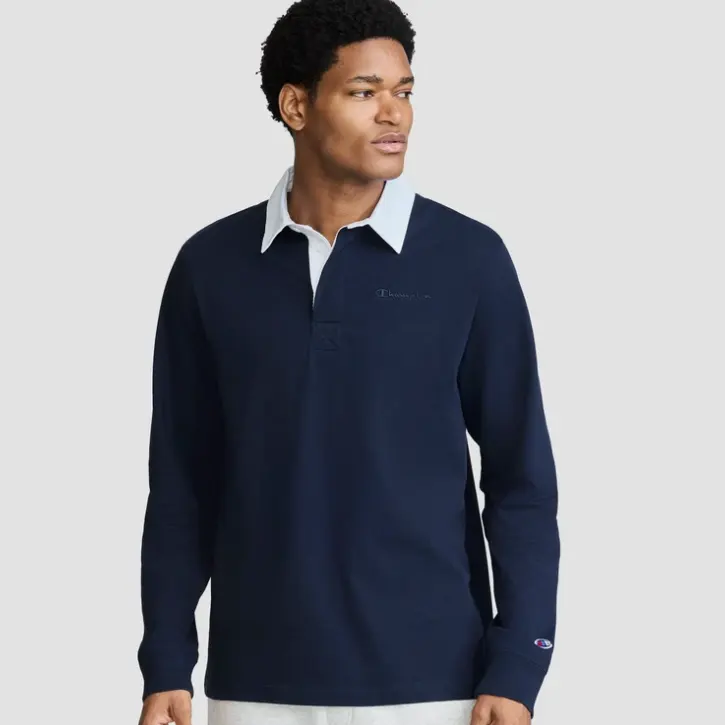Champion 冠军 Logo刺绣款橄榄球衫
