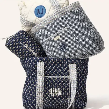 Vera Bradley：限时活动！个性化定制服务 字母花押、布贴、刺绣等