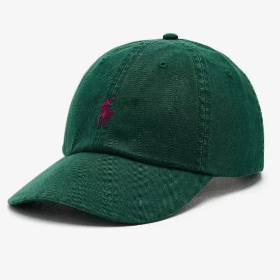 Polo Ralph Lauren 拉夫劳伦经典小马标斜纹棉棒球帽