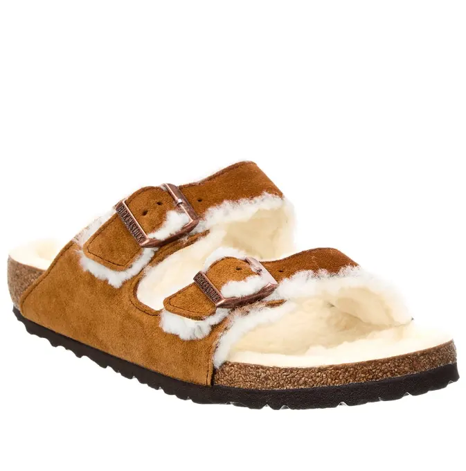 Birkenstock Arizona 羊毛窄款凉鞋
