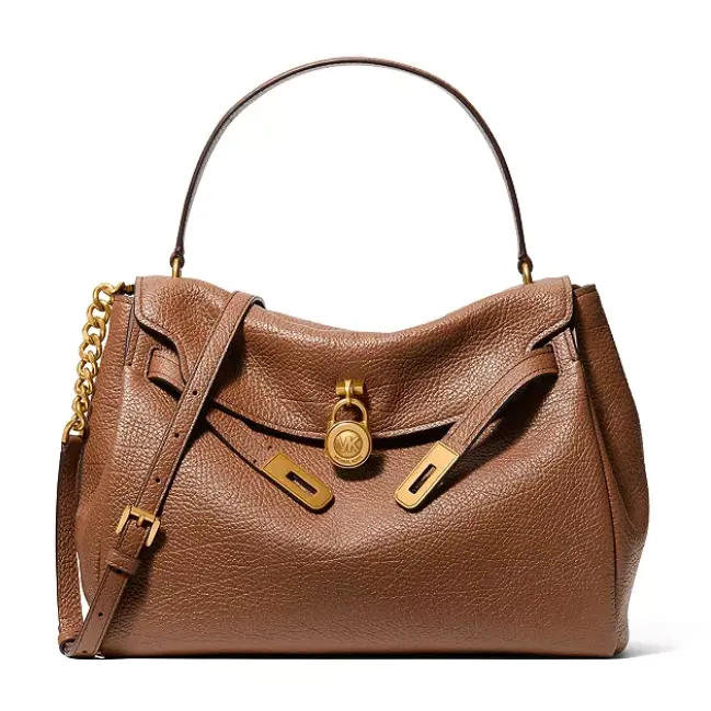 棕色补货！ Michael Kors Hamilton 大号手提包