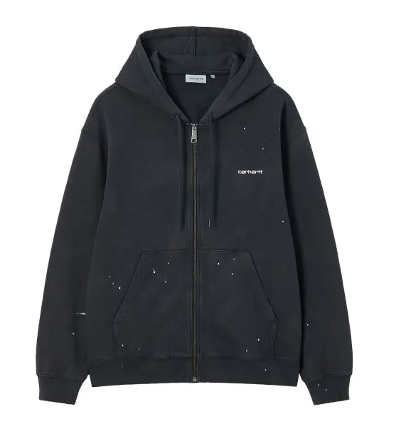 Carhartt WIP 泼墨设计连帽拉链外套