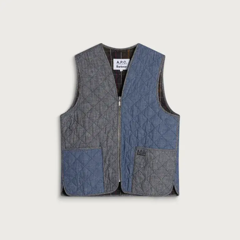 Barbour x A.P.C. 拉链马甲