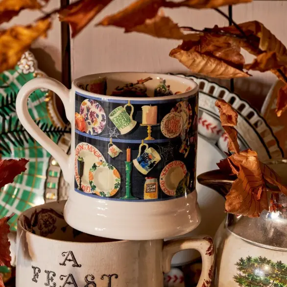 Emma Bridgewater：万圣节大促！女巫、南瓜、蝙蝠纹样马克杯热卖