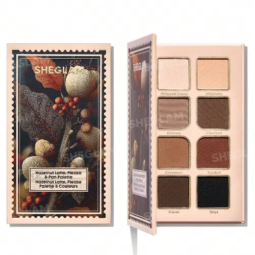 2件7.5折！SHEGLAM 榛果拿铁8色眼影盘