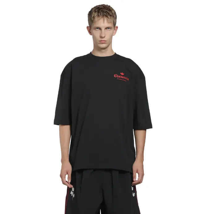 Adidas Originals 阿迪达斯 x Willy Chavarria 联名款黑色T恤