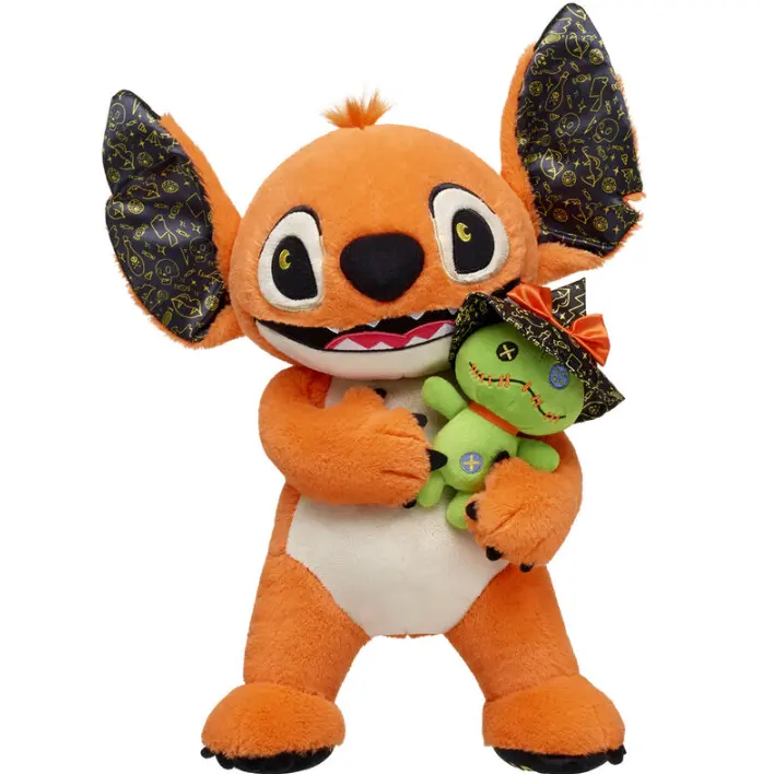 Build-A-Bear 迪士尼万圣节拥抱史迪奇毛绒玩具和史酷比
