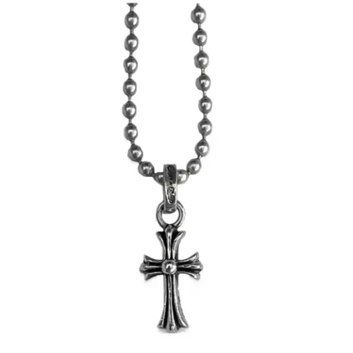 Chrome Hearts 克罗心小号十字架吊坠项链