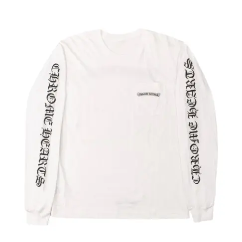 Chrome Hearts 克罗心 Logo 印花长袖T恤