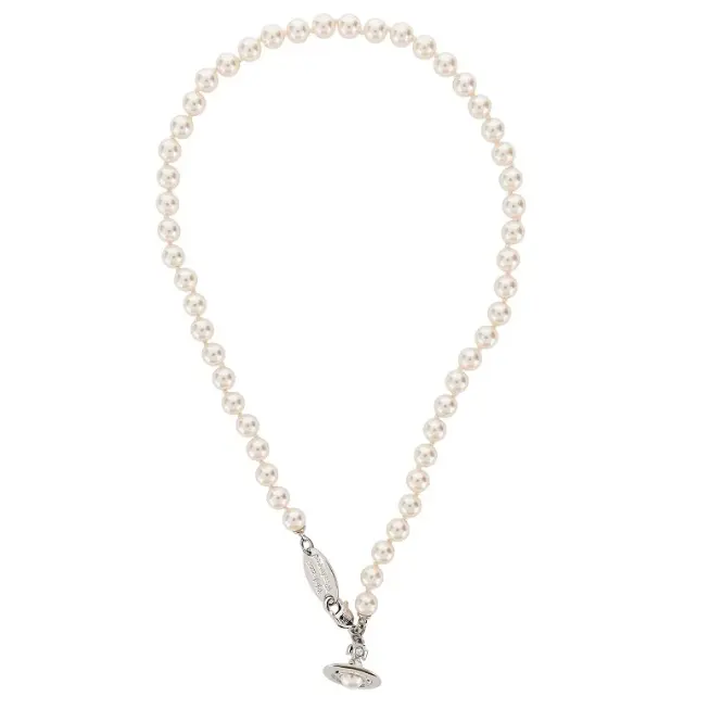 Vivienne Westwood 西太后 Simonetta 珍珠土星吊坠项链