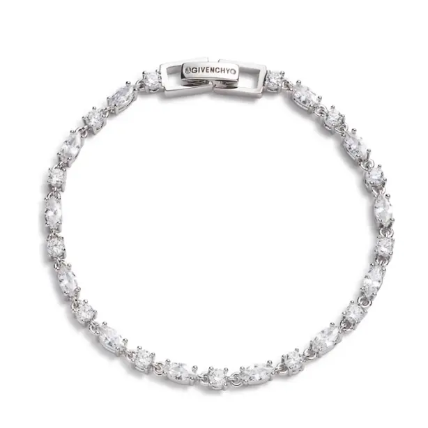 Givenchy 纪梵希白色水晶网球手链