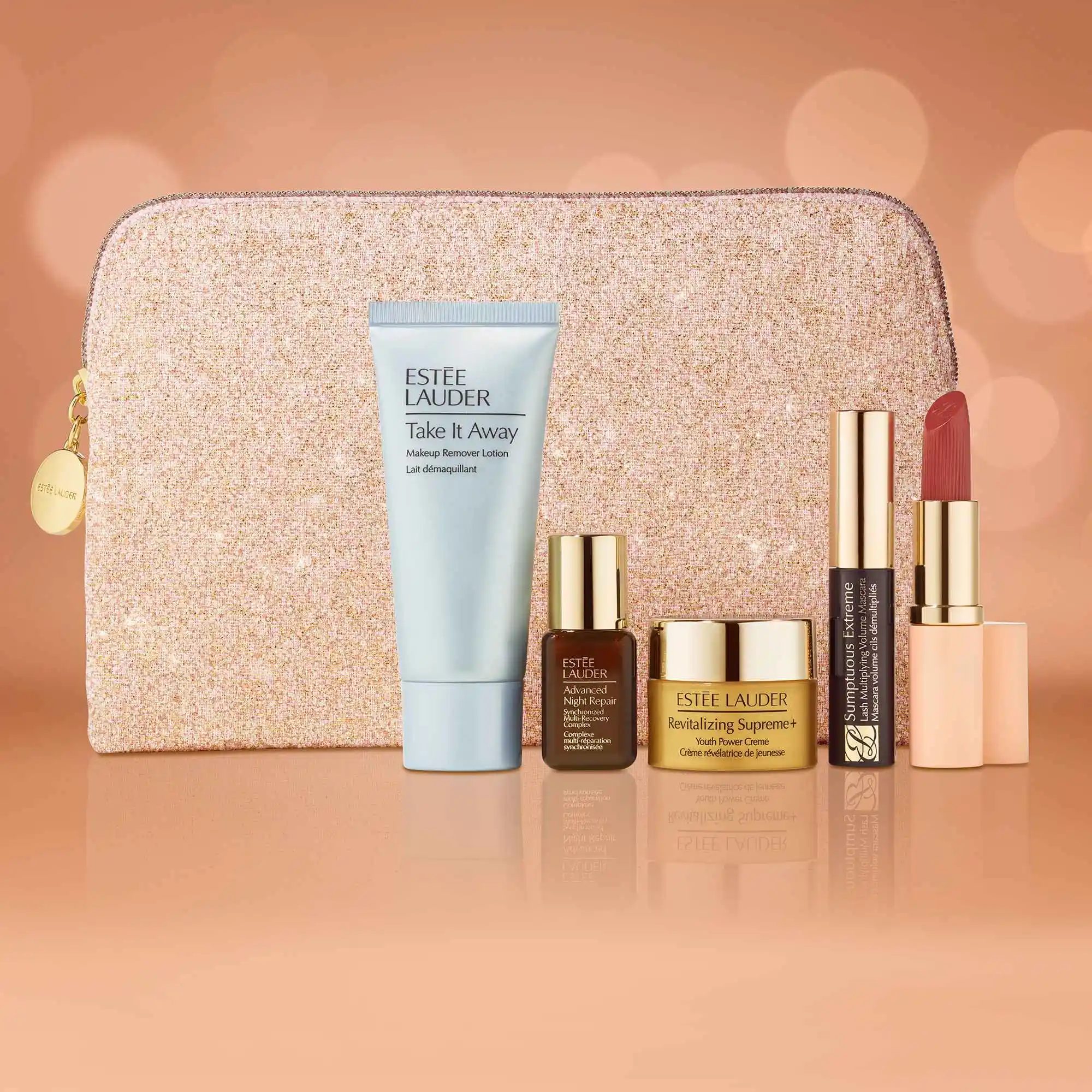 Estee Lauder：双11大促！豪华满赠得礼包+多件正装