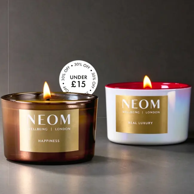 NEOM Wellbeing：限时特惠！精选旅行装香熏蜡烛热卖