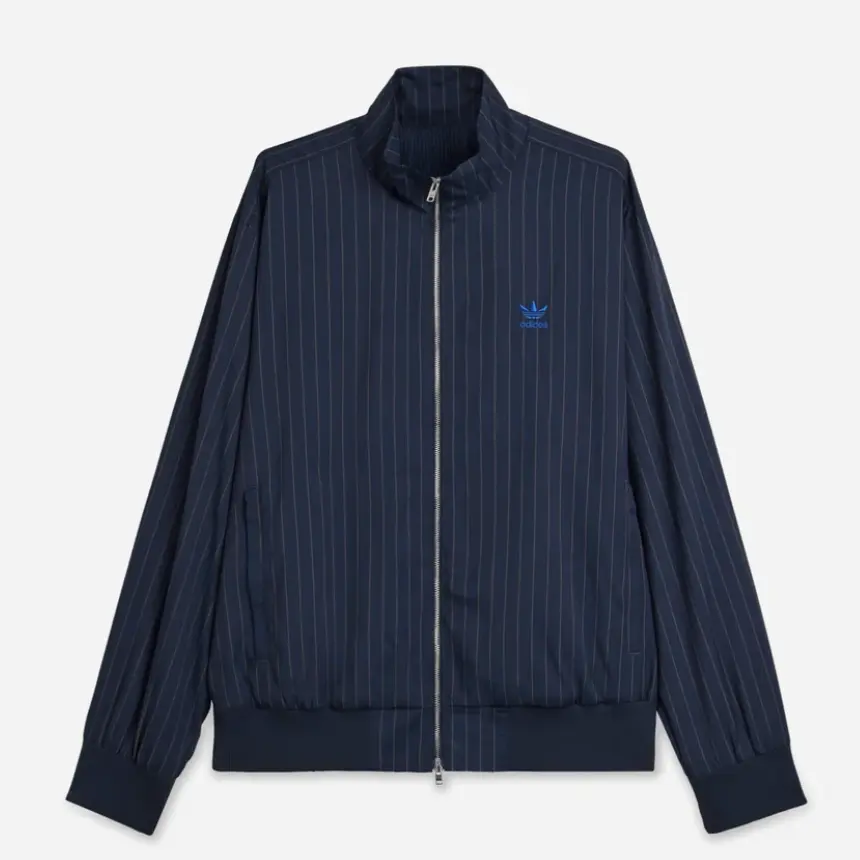 Adidas 阿迪达斯 x Wales Bonner 蓝色条纹运动外套