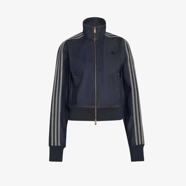 Adidas 阿迪达斯 Firebird 靛蓝牛仔夹克外套