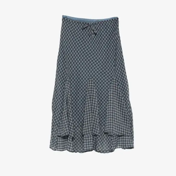 DAMSON MADDER Rida 半透明格纹半身裙