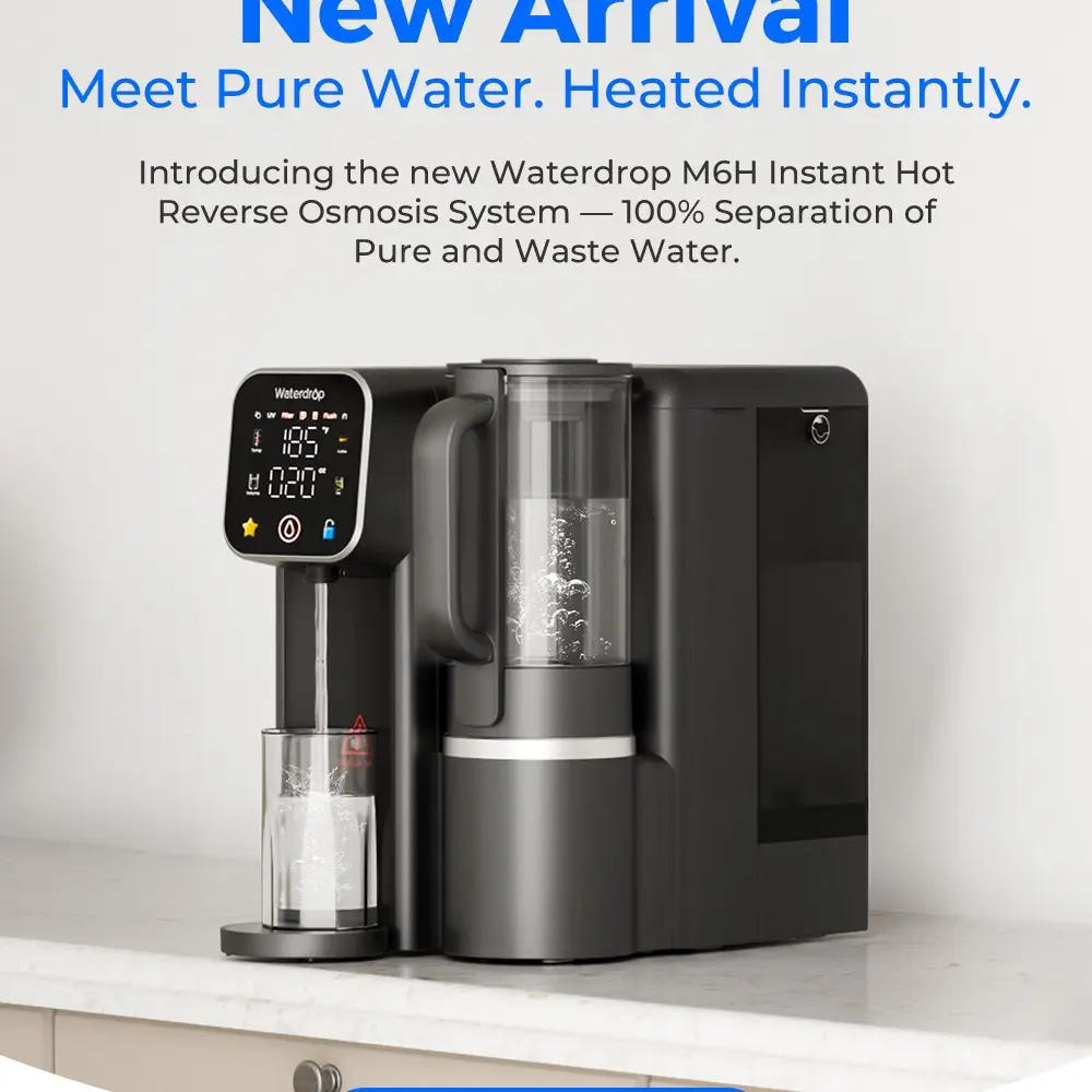 Waterdrop (UK) ：新款 M6H 与 CT01 滤芯上市