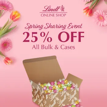 Lindt：母亲节大促！春季分享会 散装及整箱特惠