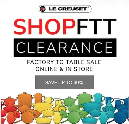 Le Creuset：年度工厂直营特惠 精选高端珐琅铸铁厨具