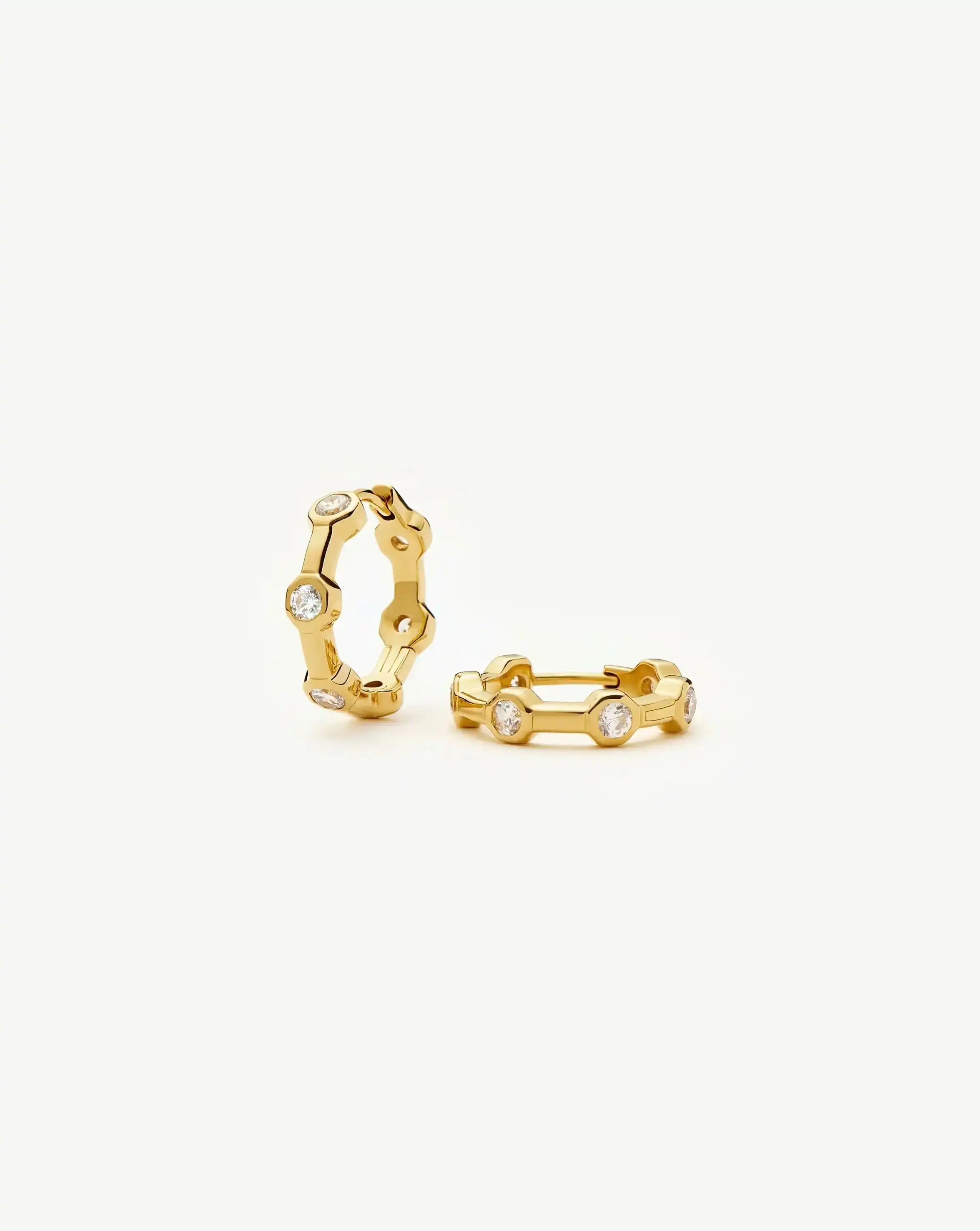 Missoma UK X Lucy Williams 网球系列小圈耳环