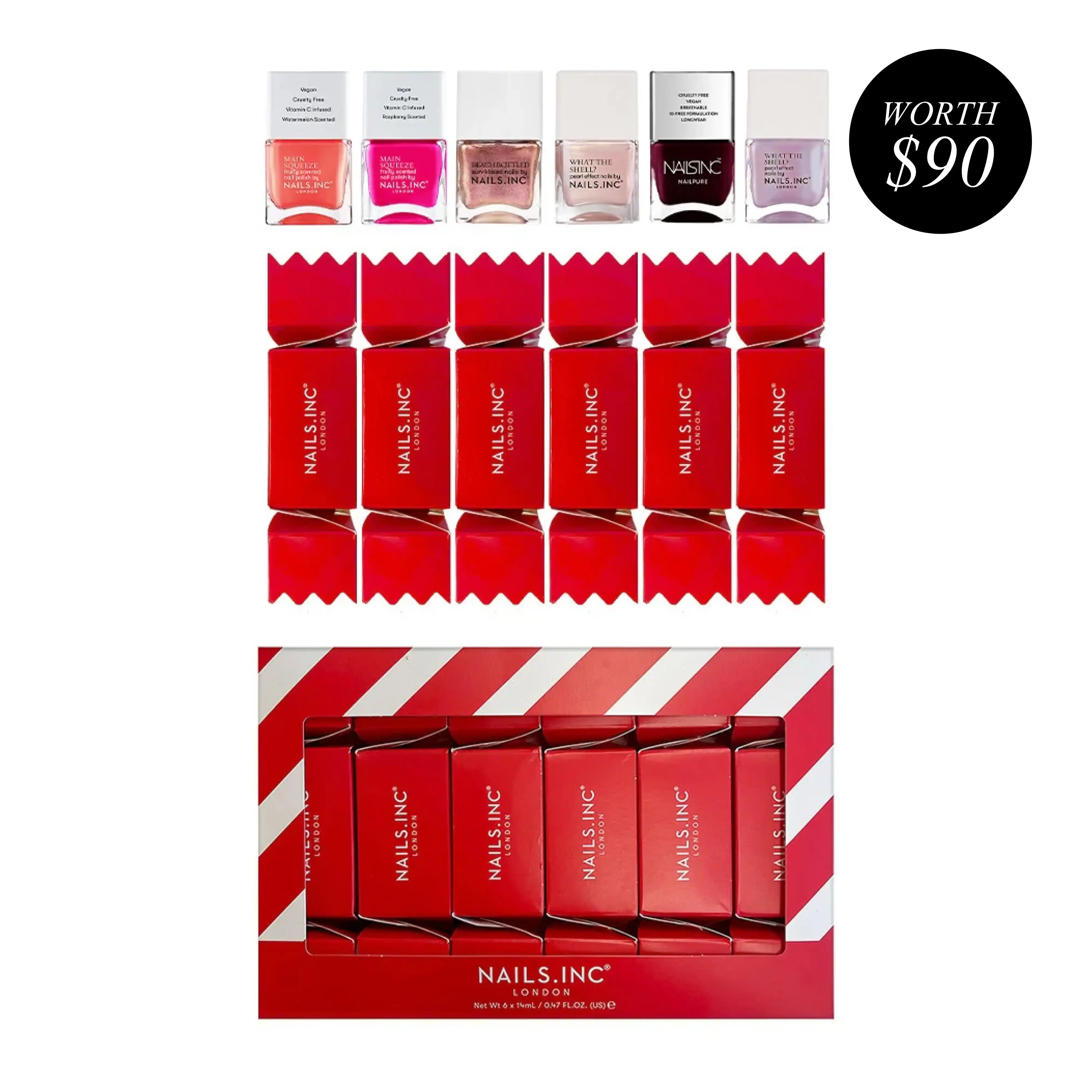 Nails Inc：精选指甲油套装$35