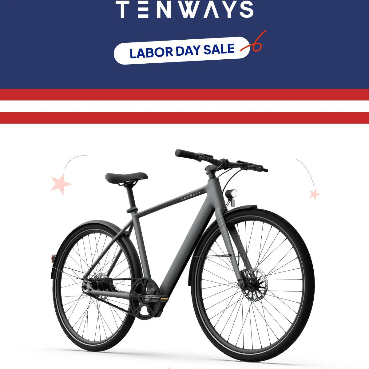 Tenways (US)：劳动节 E-Bike 大促，最高立减$600