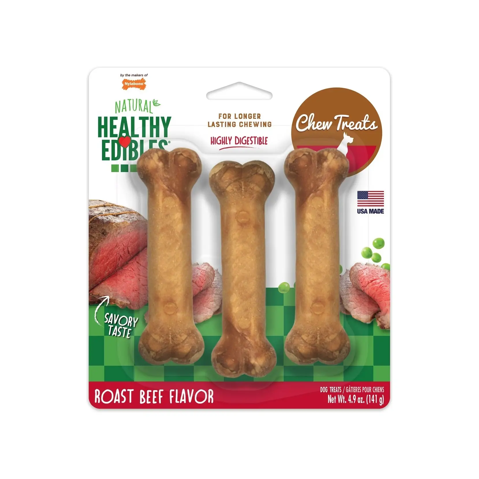 Chewy：Nylabone 狗狗磨牙零食特惠